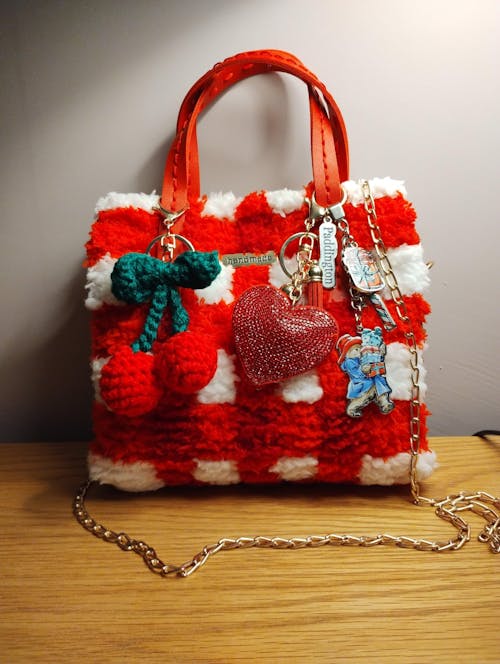 RED GINGHAM - Woven Tote Bag Kit