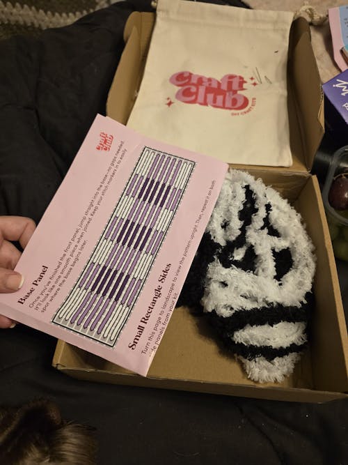 Black Gingham - Woven Tote Bag Kit