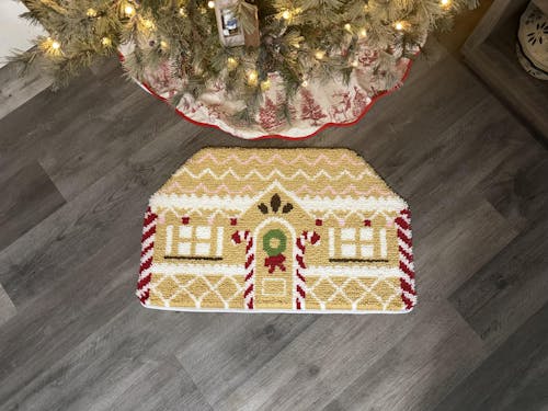 GINGERBREAD HOUSE - Christmas XL Rug Kit