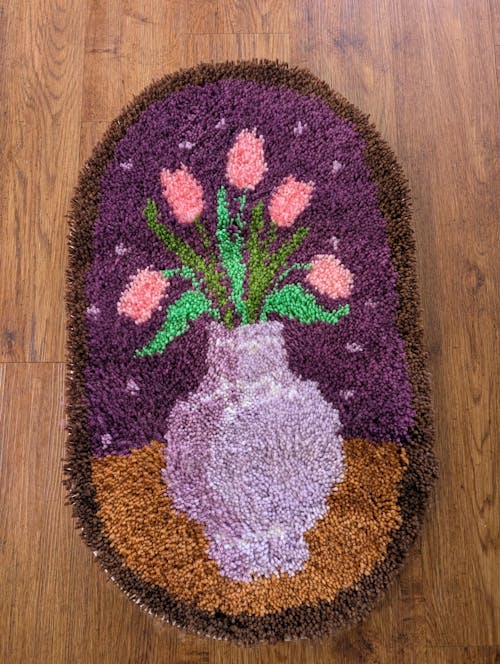 TULIPS FLOWER VASE - XL Rug Making Kit