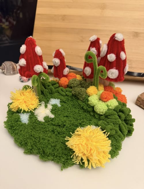 MUSHROOM MEADOW - Moss Coaster Kit