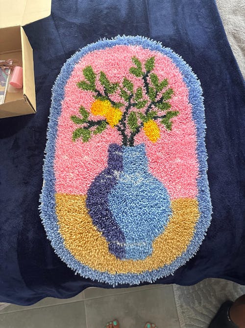 LEMONS FLOWER VASE - XL Rug Making Kit