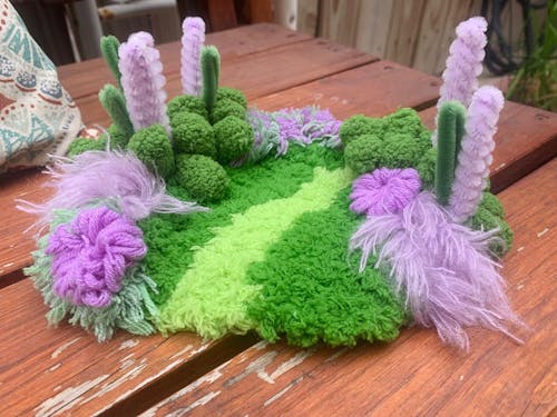 LAVENDER FIELD - Moss Coaster Kit