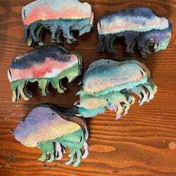 Walking Buffalo Bison