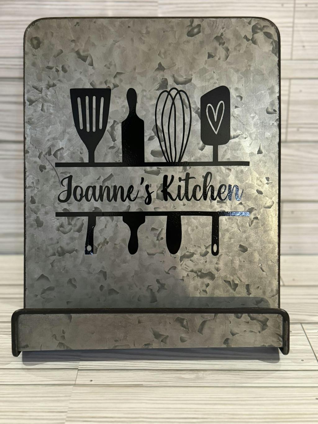 FREE Kitchen Monogram SVG Utensils split sign cut file - Craft House SVG