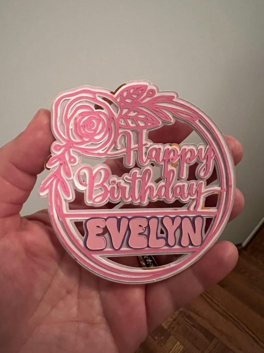 FREE Happy Birthday SVG Cake Topper Cut File FB400