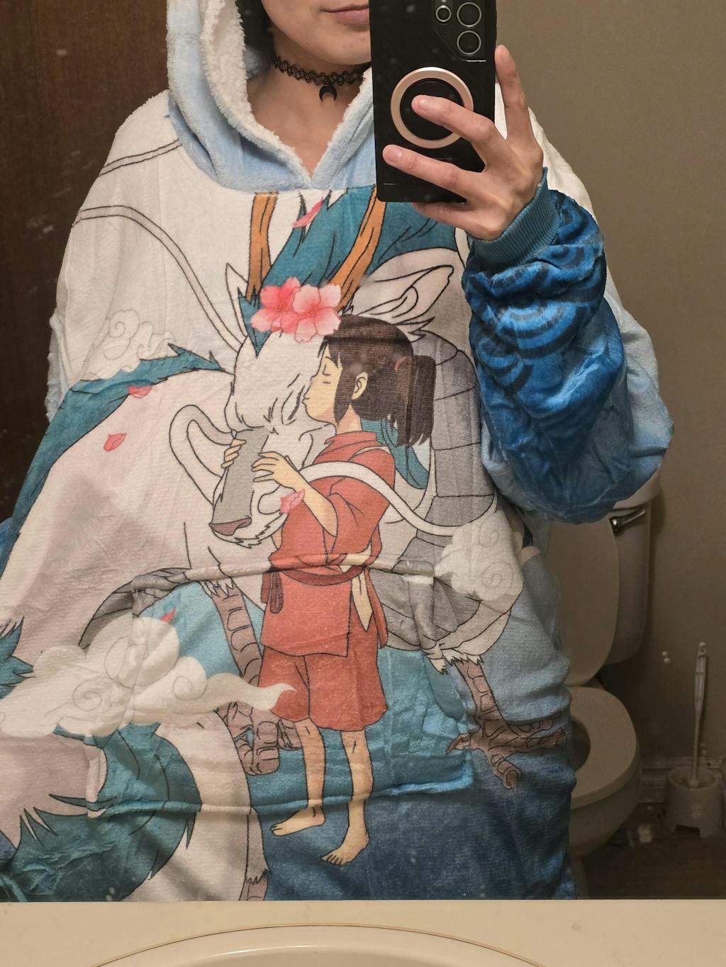 Haku Blanket Hoodie - Spirited Away