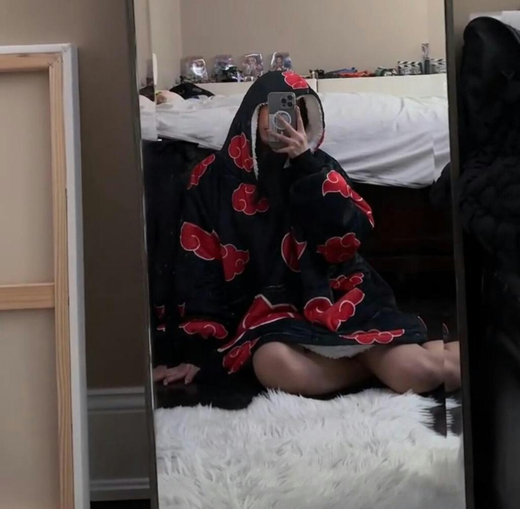 Akatsuki Blanket Hoodie - Naruto