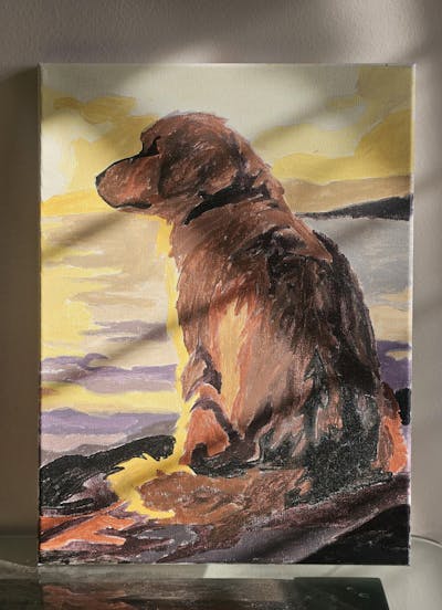 Tail End of the Day Paint by Number Kit