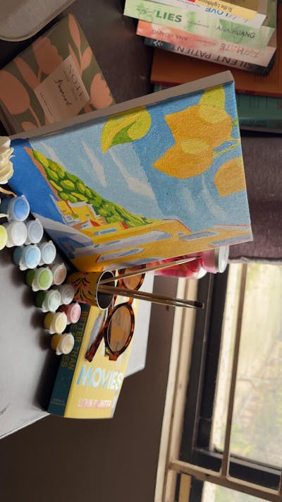 Lemons of Positano Paint by Number Mini Kit