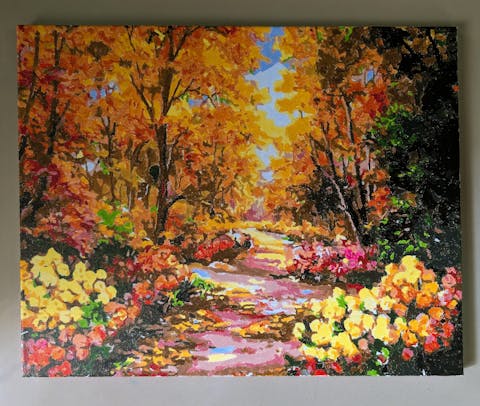 Autumn in Wonderland Paint by Number Jumbo Kit