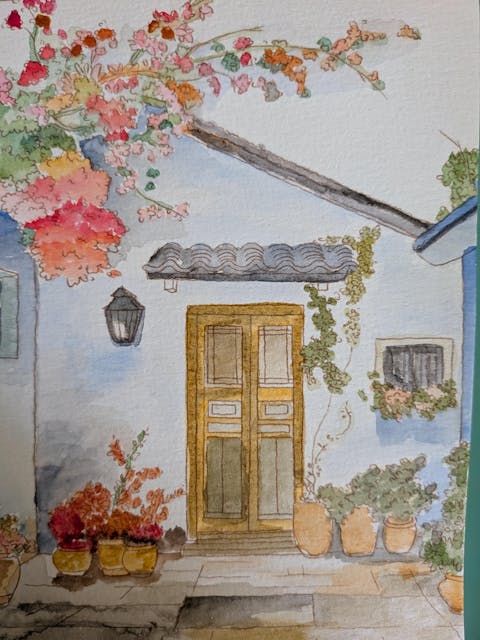 Slow Time Watercolour Mini Painting Book