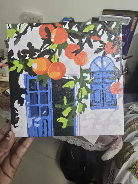 Zesty Seville Paint by Number Mini Kit