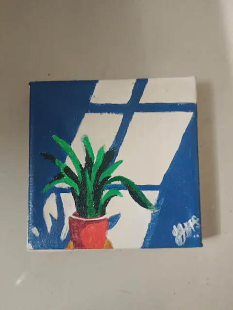 House Plant Paint by Number Ultra Mini Kit (Pack of 4)