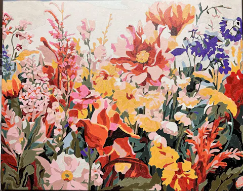 Wildflowers in Bloom Paint by Number Jumbo Kit