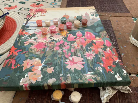Mumbai Flower Market Paint by Number Kit