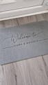 Personalised Doormat (Welcome To) - Synthetic Weatherproof Coir for Outdoor or Indoor Use