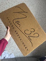 Custom Address Doormat - Personalised - Weatherproof