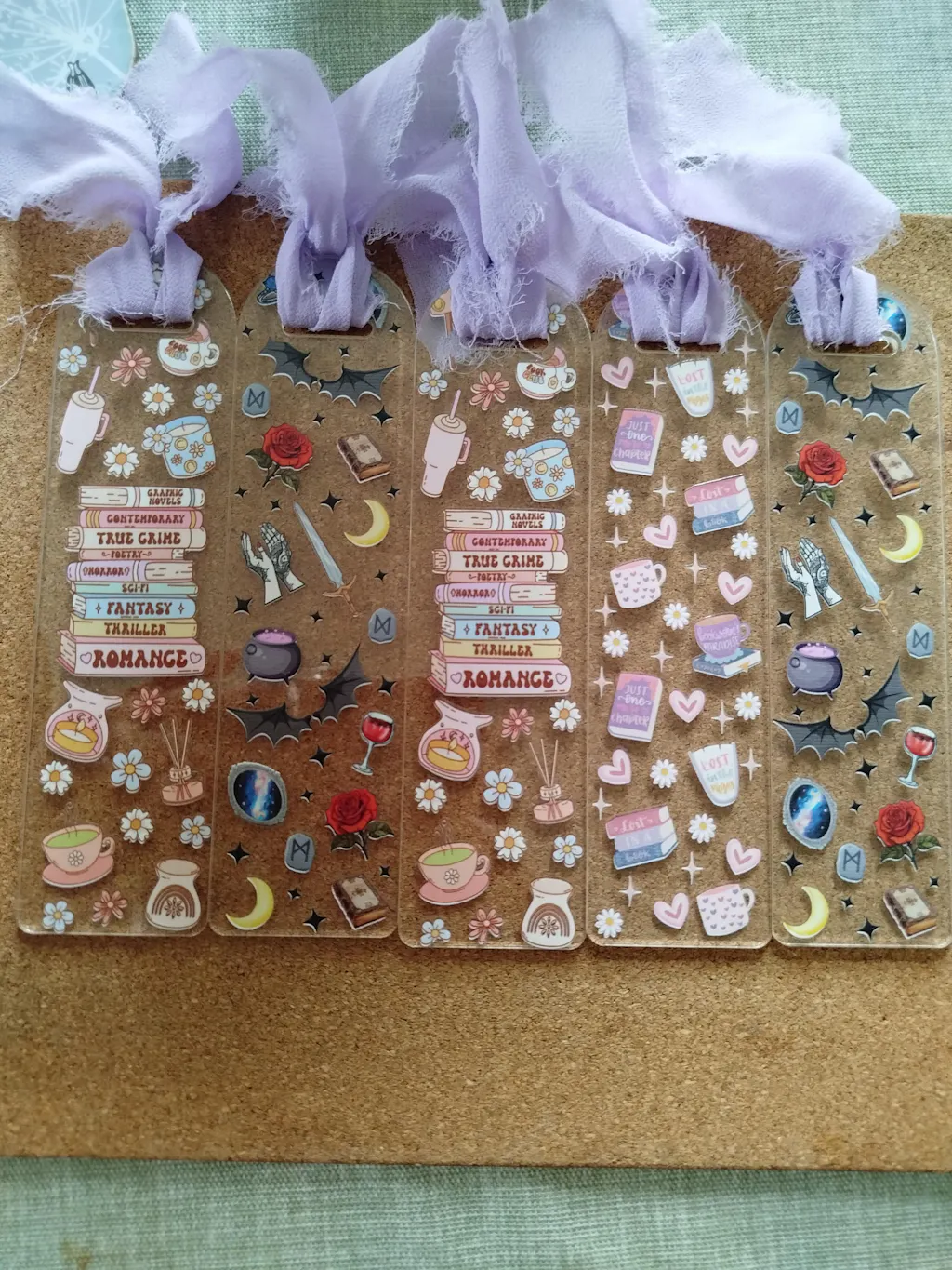 Clear Acrylic Bookmarks With Ribbon | Bookish Booktok Blanks ...