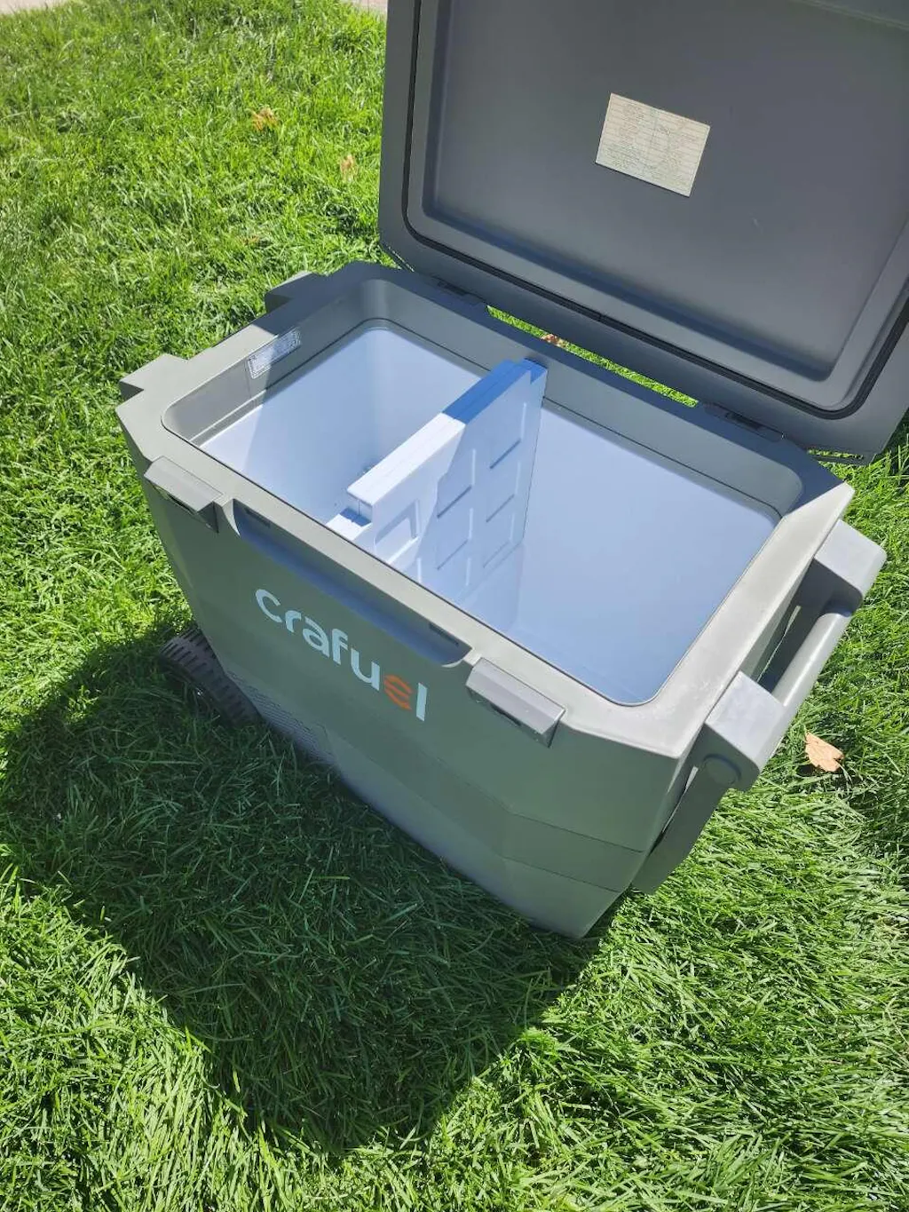 Crafuel PoleT 57L/65QT Portable Wheeled Dual Zone Fridge Freezer