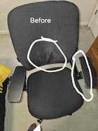 Steelcase Leap Full Chair Upholstery Service + New Foam Seat Pad