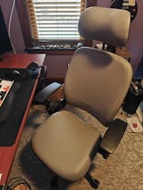 Steelcase Leap Full Chair Upholstery Service + New Foam Seat Pad