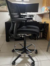 Premium Office Chair Stool Conversion Kit with Foot Ring – Extended Height