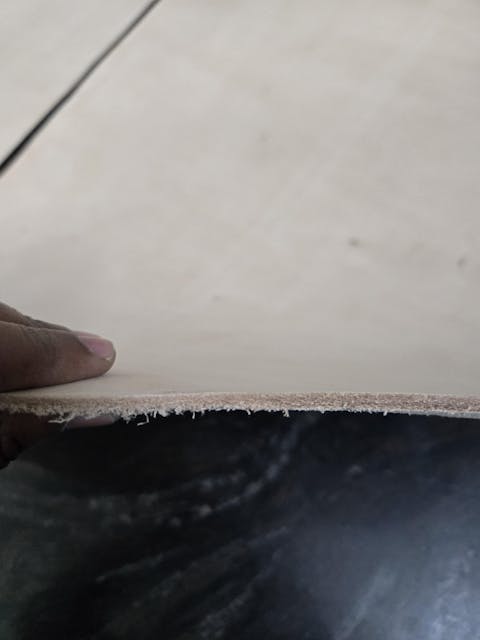 Veg tanned leather sheets - Natural