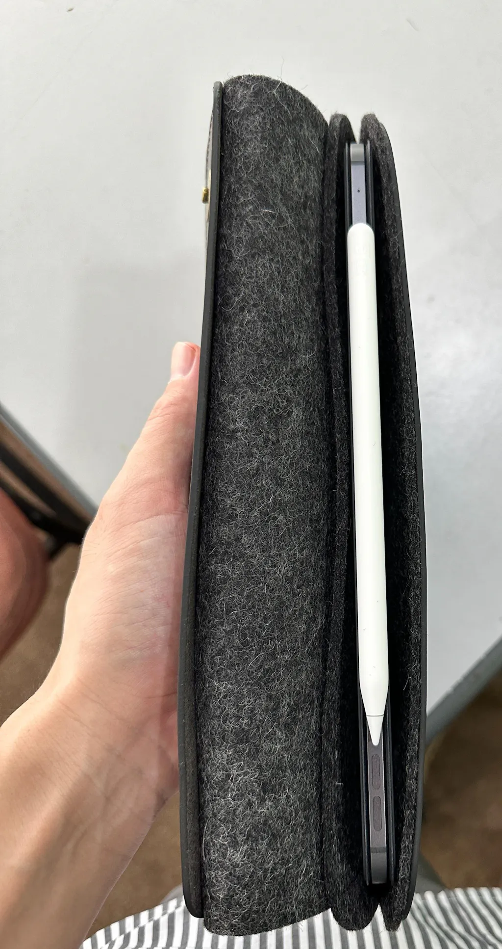 Leather iPad Pro/Air Case | Stone Grey