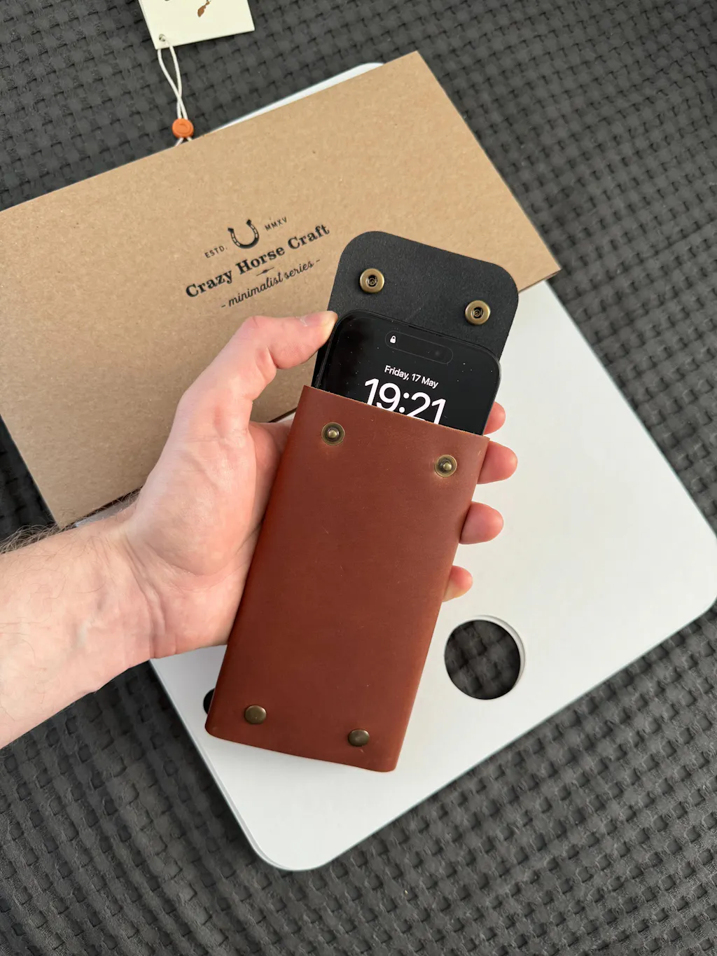 Minimalist Phone case / wallet | Classic Brown Minimalist Phone case / wallet | Classic Brown