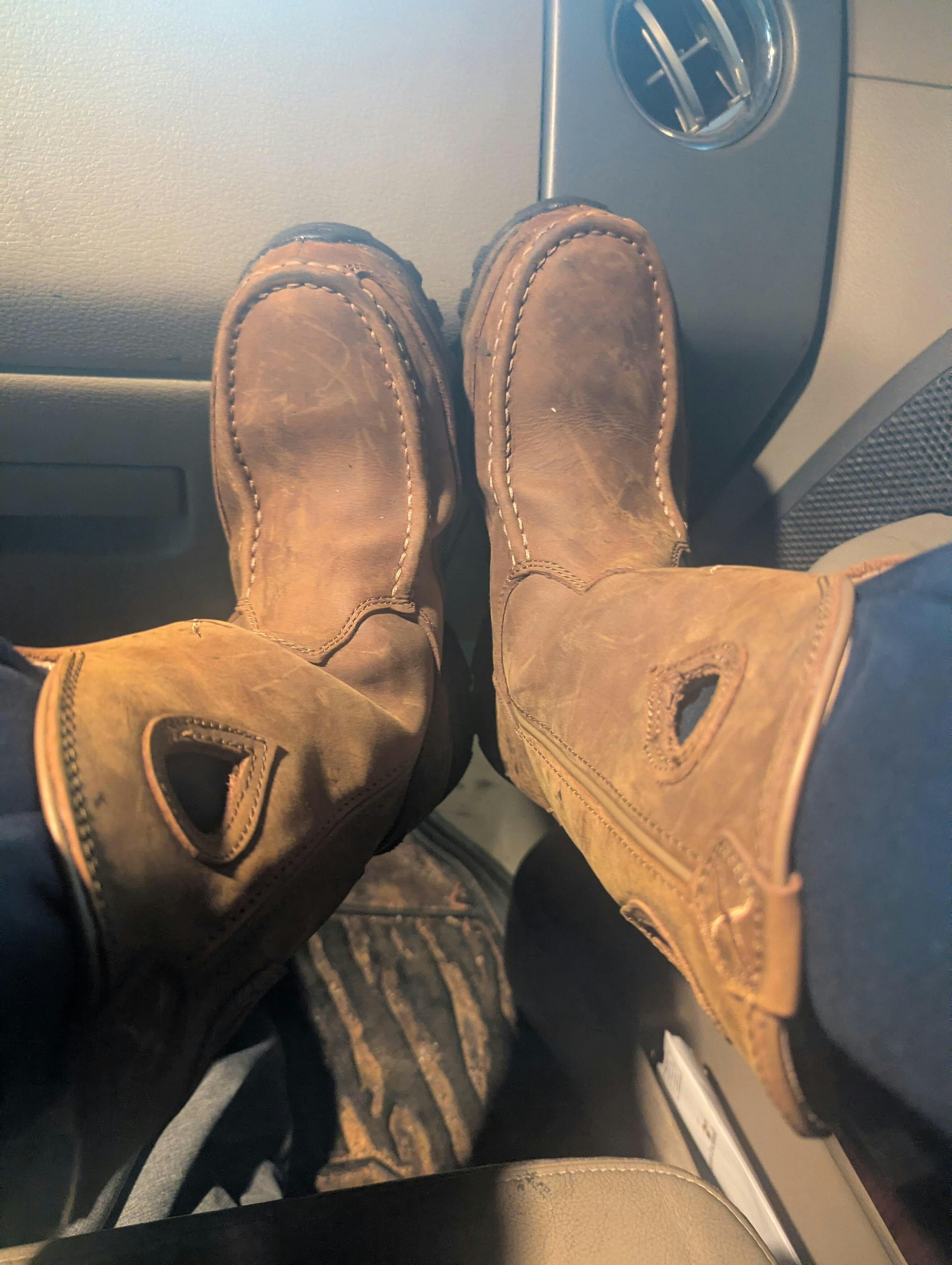 Anderson Bean Mink Full Quill Ostrich Square Toe Boots – Crazy