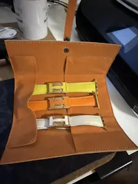 Leather Watch Band Storage Bag