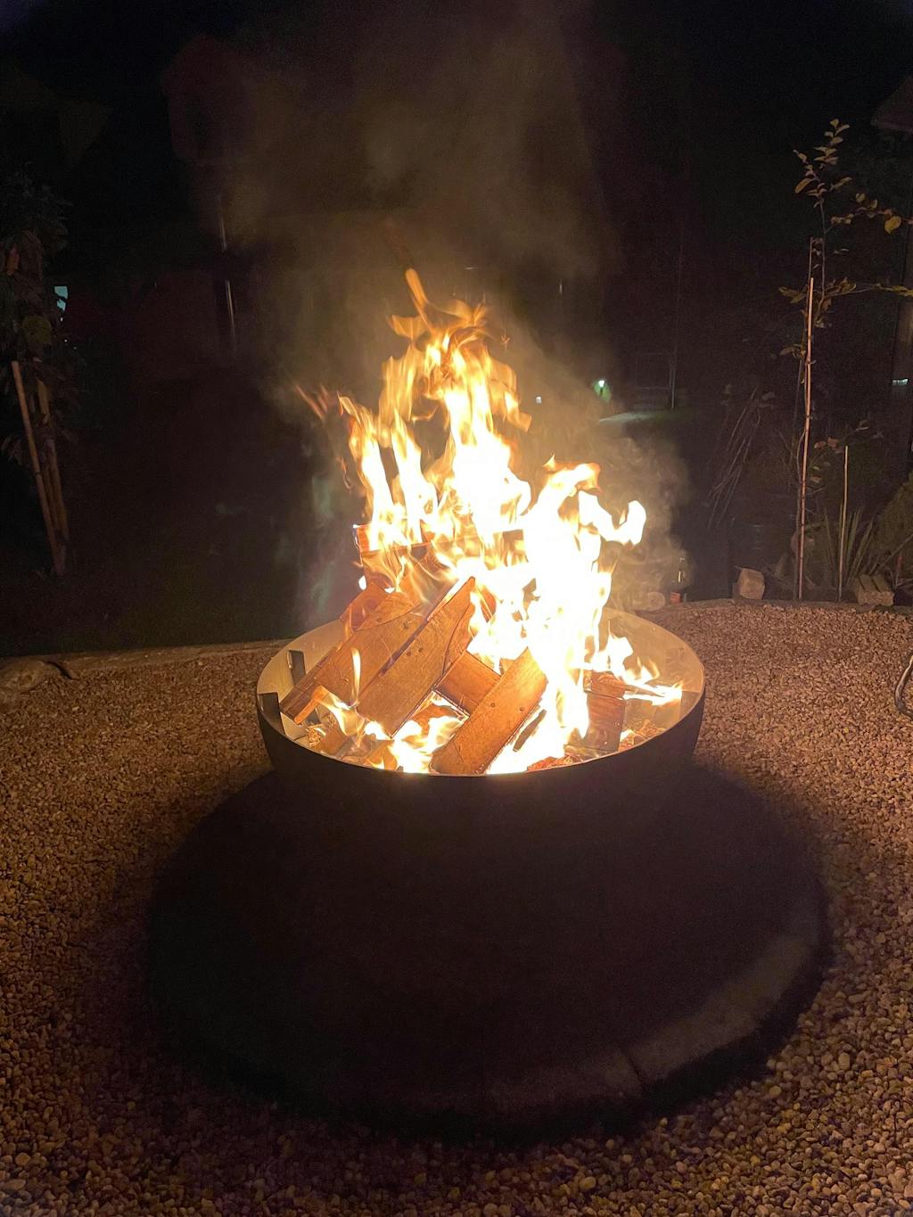 Feuerschale mit Grillring klein 80, Edelrost