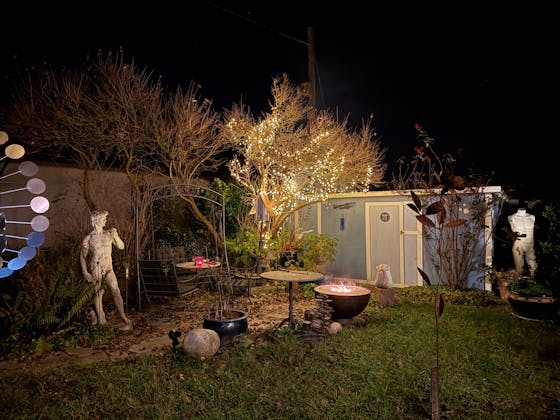 Fire bowl with grill ring small 80, stainless steel