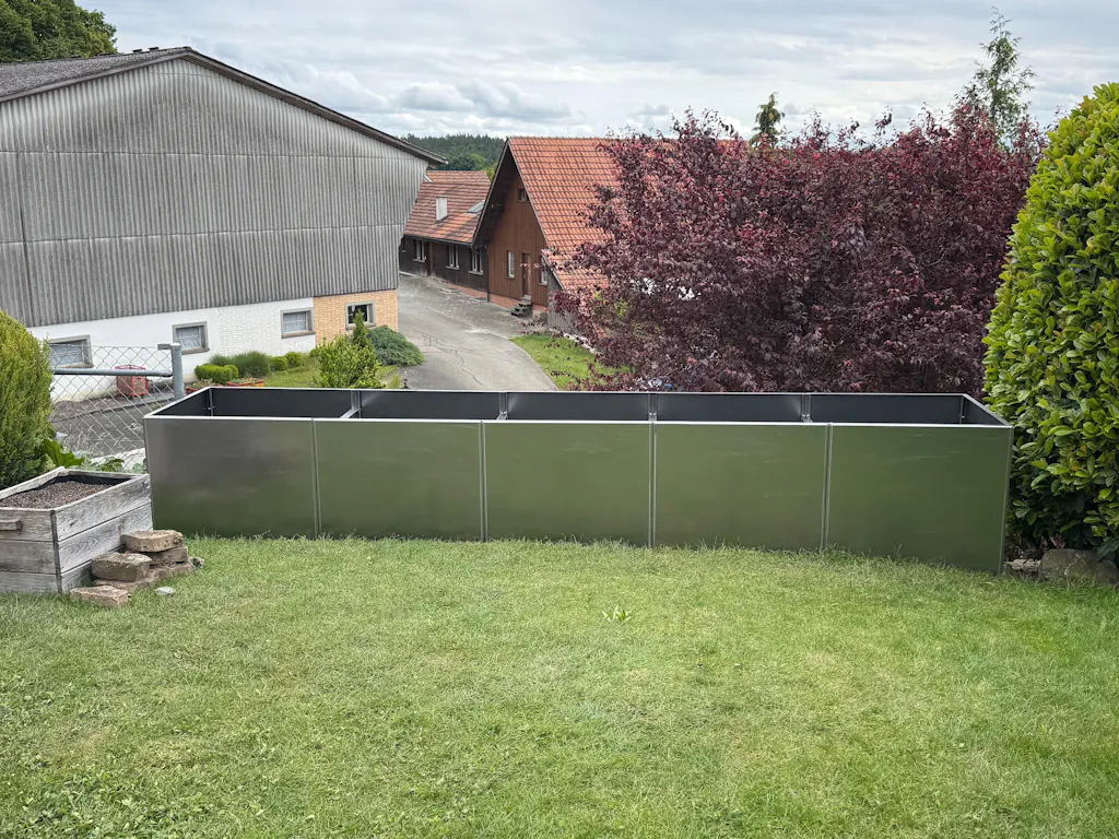 Kit letto rialzato con corrimano, acciaio inox