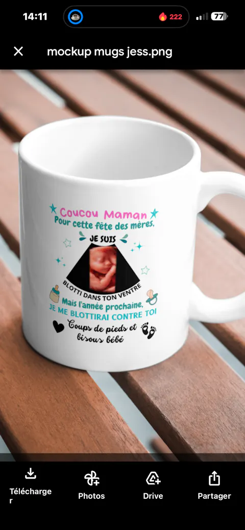 Mug pour Future maman spéciale fête des Mères Tasse cadeau