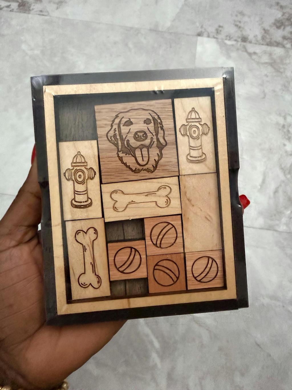 Great Dog Escape Wood Puzzle | Sliding Wooden Block Brain Teaser