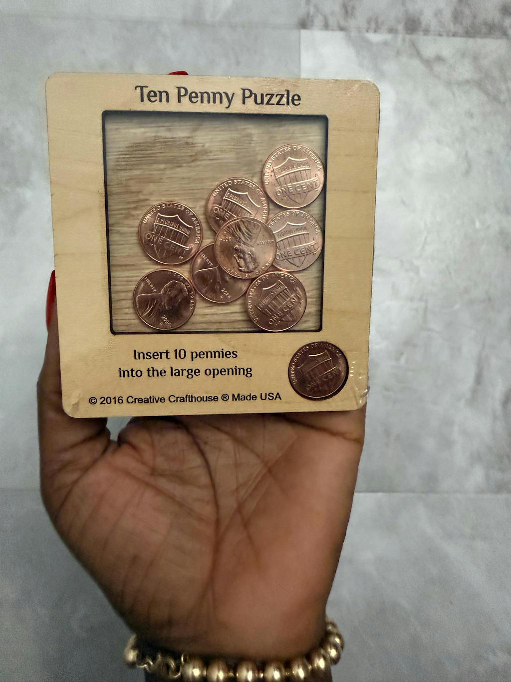 10 Penny Puzzle | Coffee Table Game