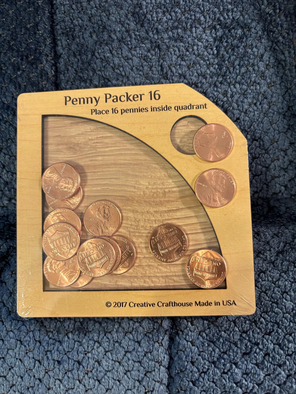 Penny Packer 16 Wood Puzzle | Unique Brain Teaser Gift
