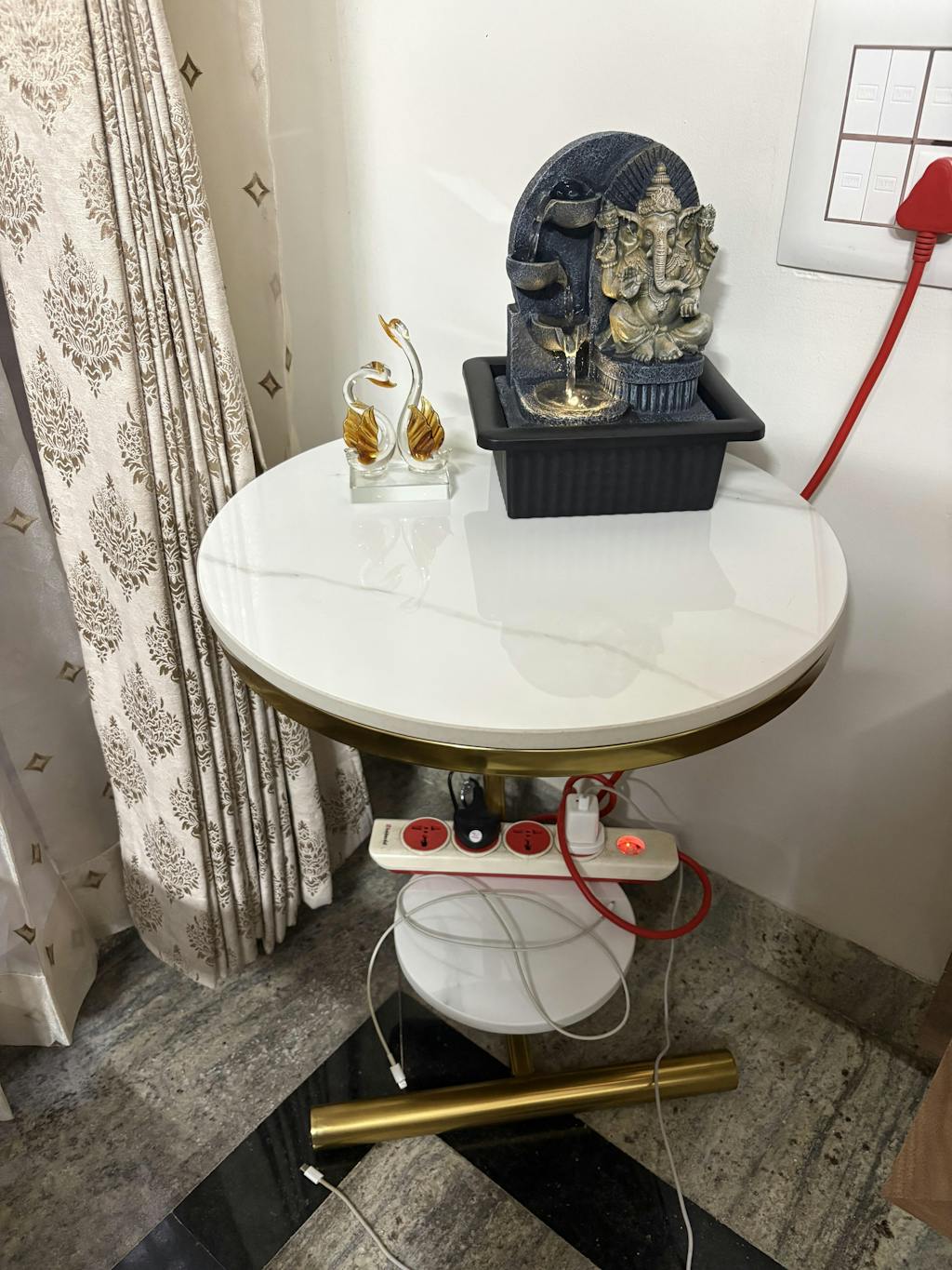 Opulence Side Table PVD Finish(Stainless Steel)