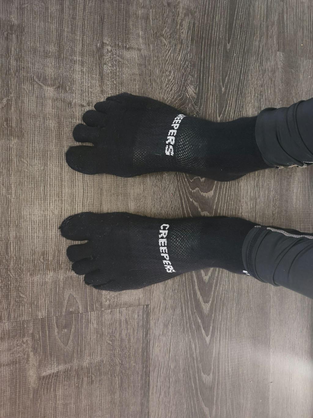 Merino Toe socks, Crew Length Lightweight Hiking & Trail