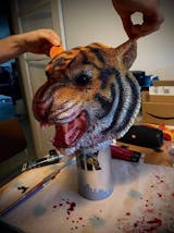 CreepyParty Tiger Mask for Halloween Carnival — Creepyparty