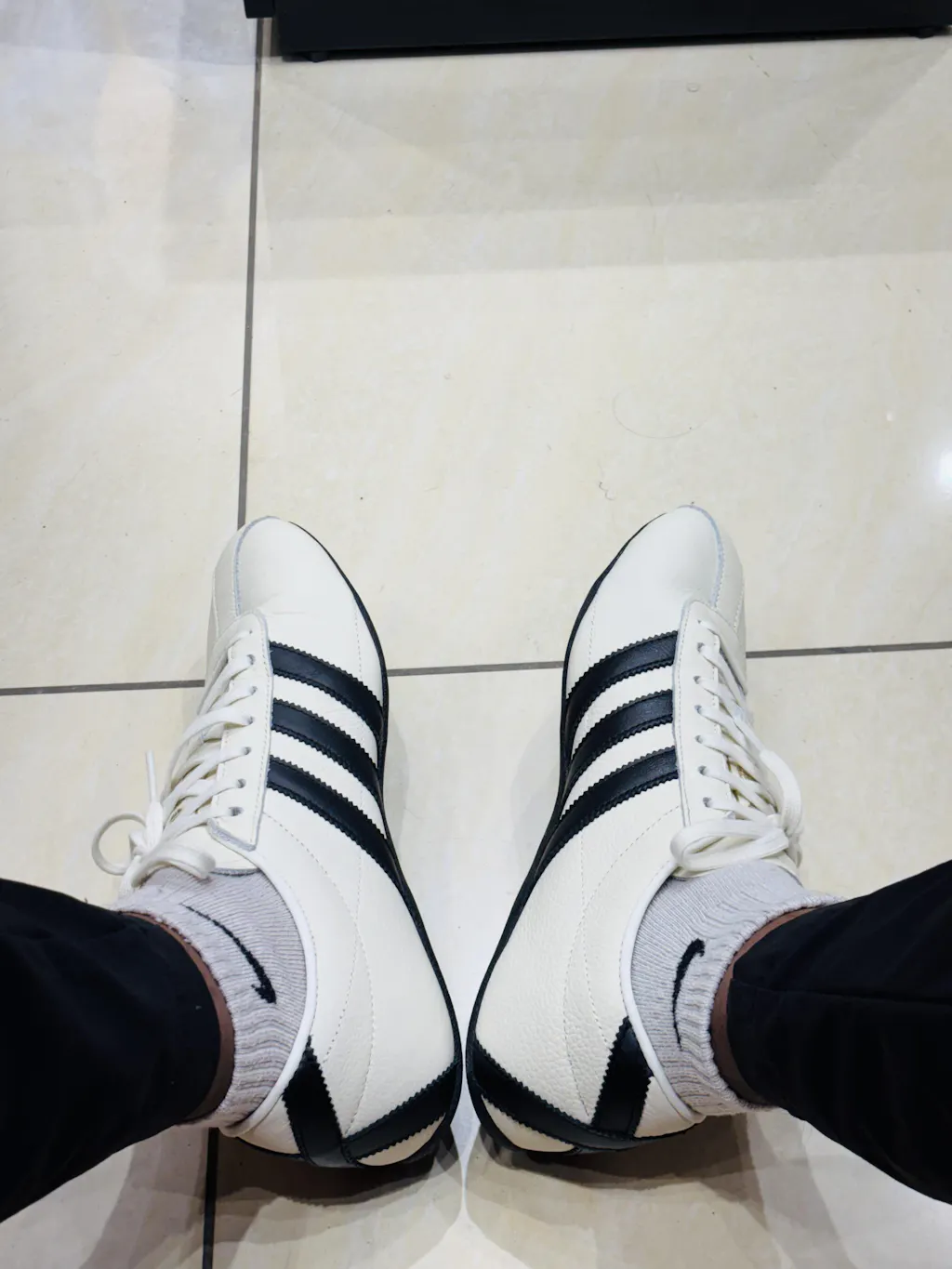 Adidas Tokyo Off White Core Black Gold Metallic