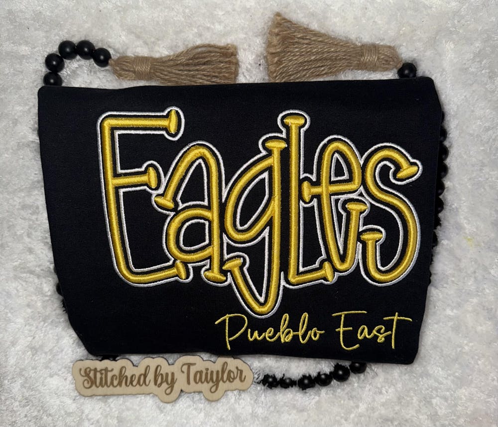 Eagles 3D Puff Machine Embroidery Design