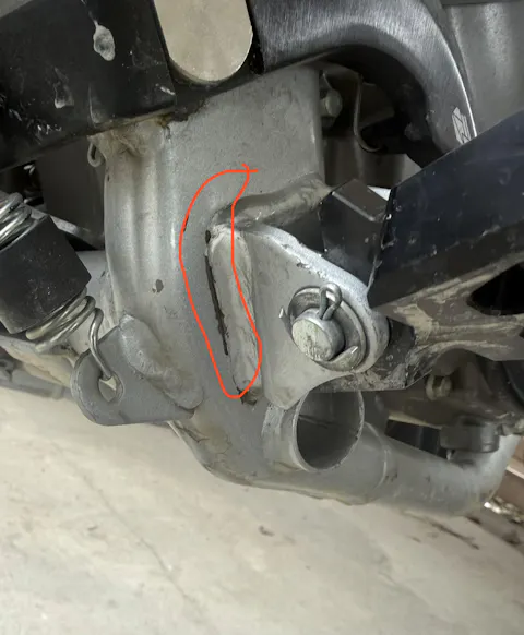 CRF300 Footpeg Bracket Brace