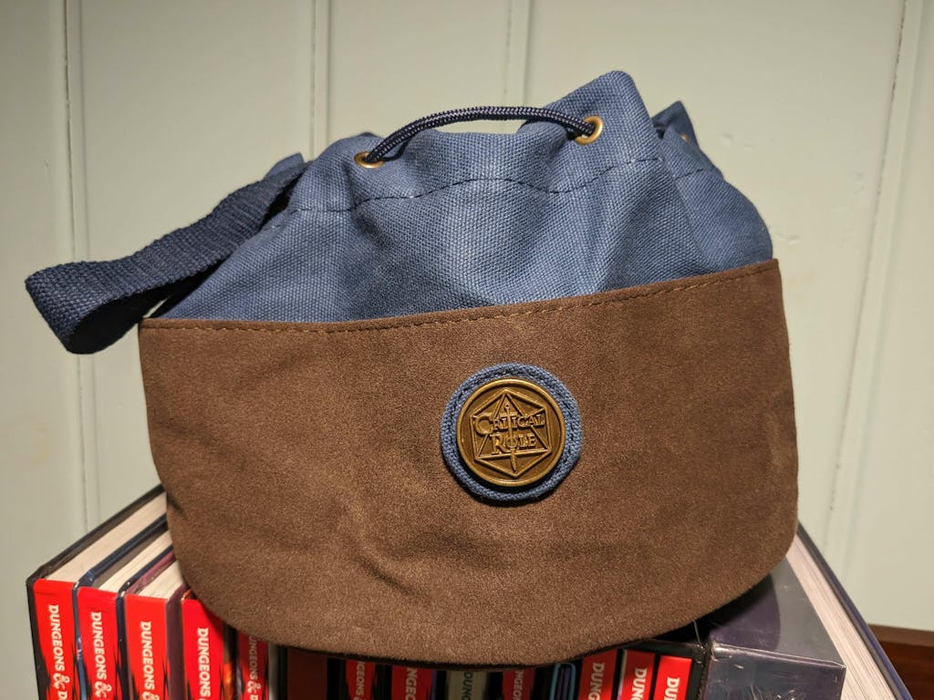 Bailey's Blue Dice Bag of HoardingN Critical Role