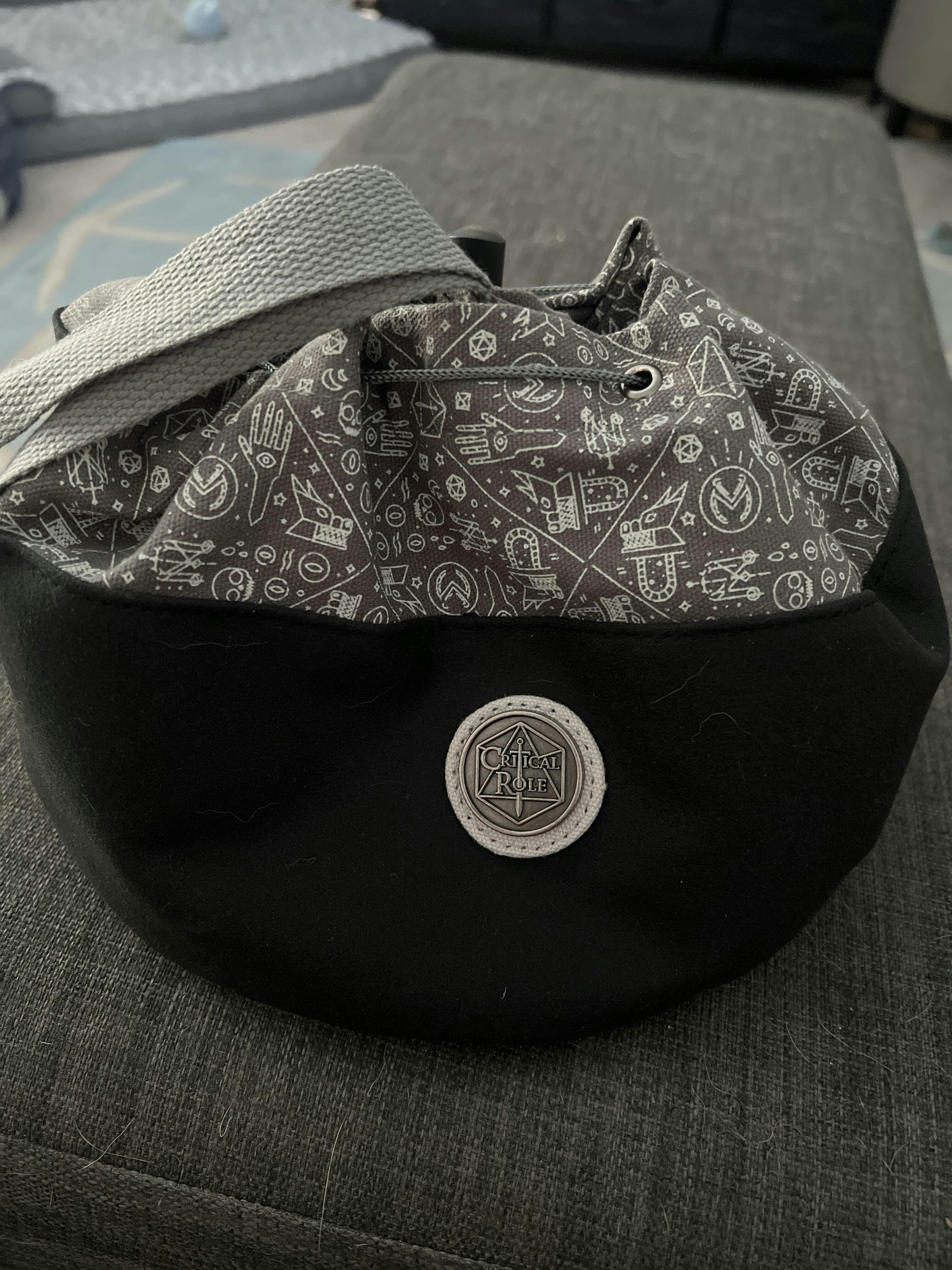 Bailey's Blue Dice Bag of Hoarding Critical Role