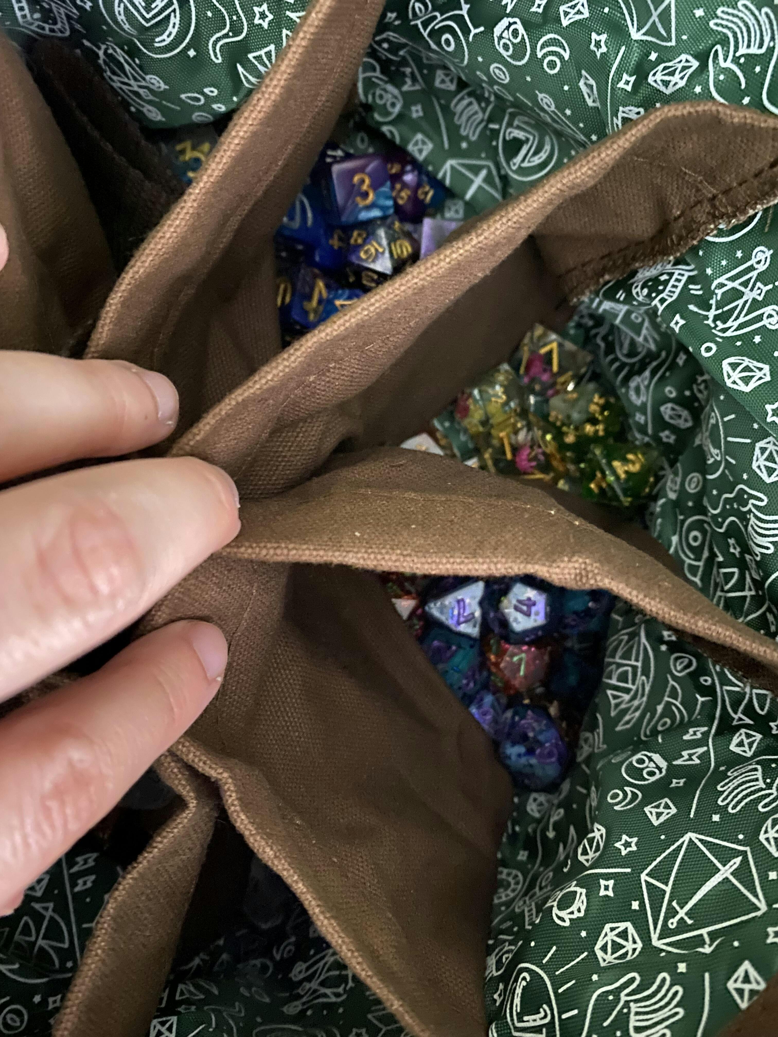 Bailey's Green Dice Bag of Hoarding Critical Role