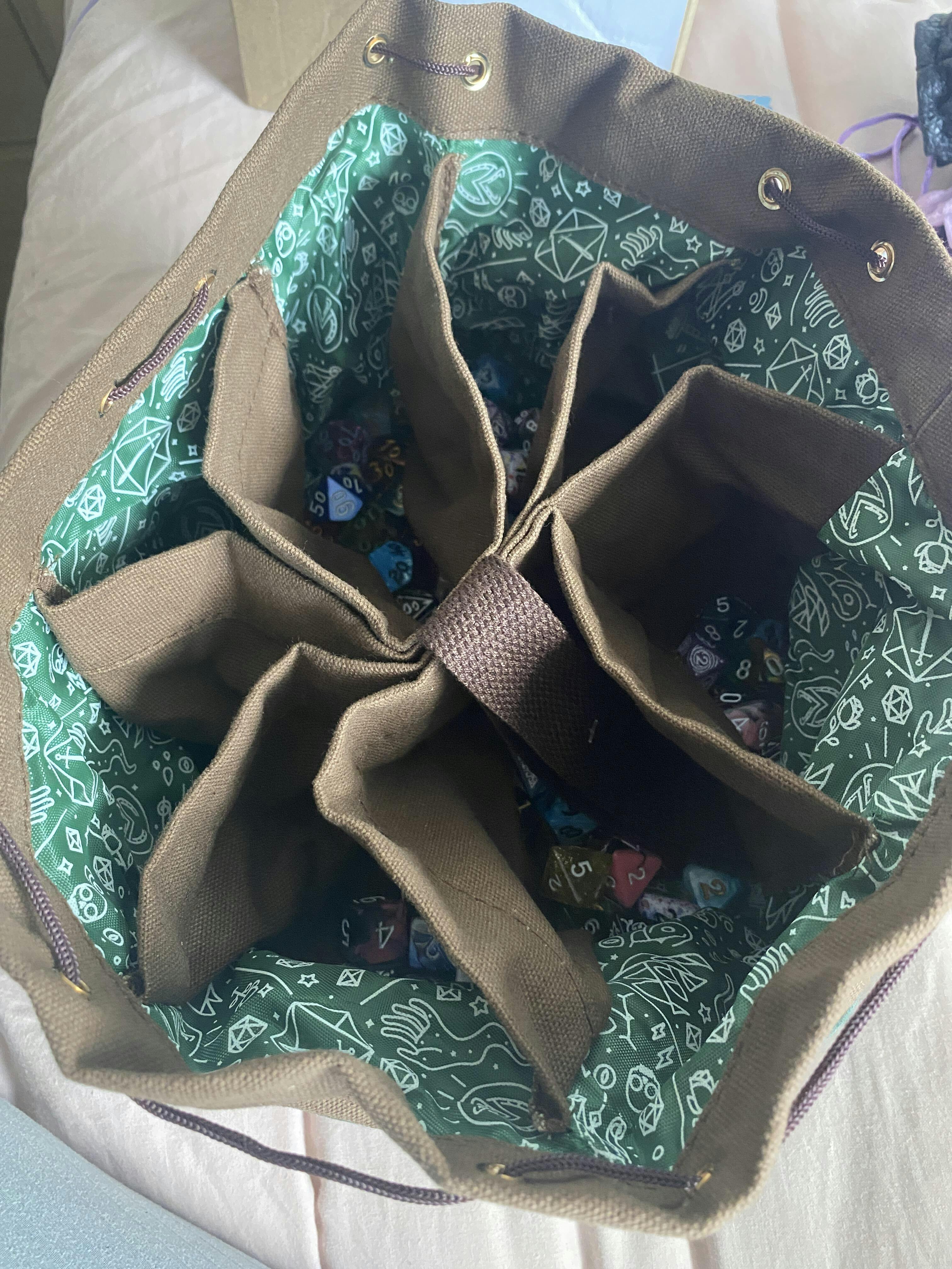 Bailey's Green Dice Bag of Hoarding Critical Role