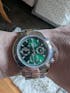 Seiko Mod Daytona "Plata y verde"